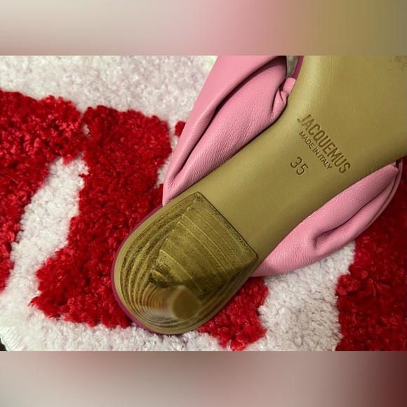 JACQUEMUS Pink 'Les Sandales Heeled - Picture 10 of 16